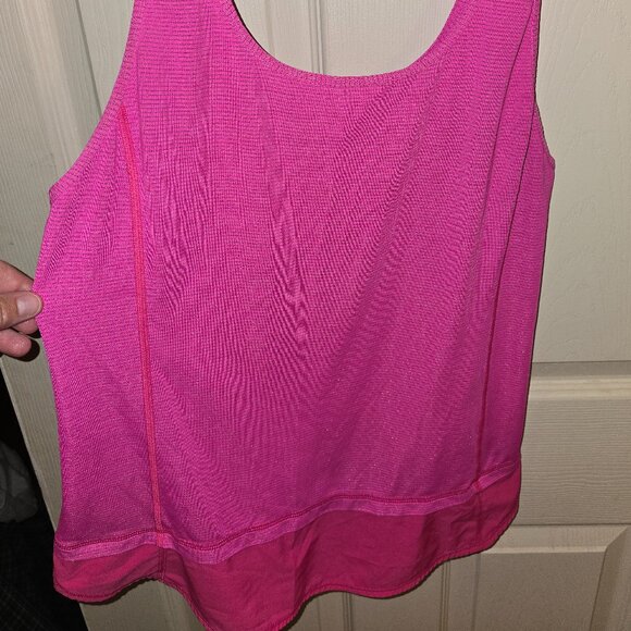 Lululemon hot pink tank, swiftly material - Picture 4 of 5